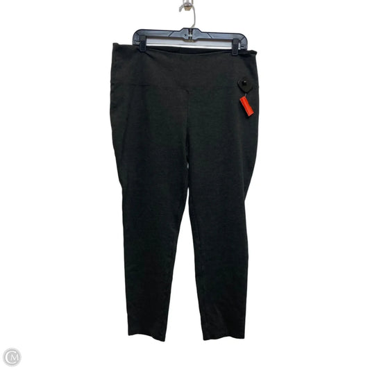 Pants Leggings By Liz Claiborne In Grey, Size: 2x