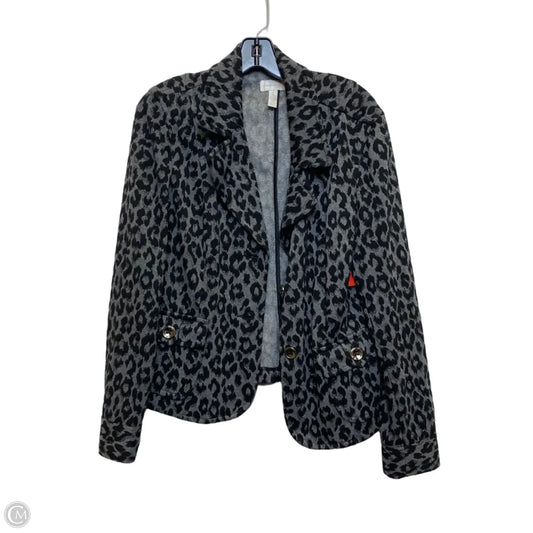 Blazer By Charter Club In Black & Grey, Size: L