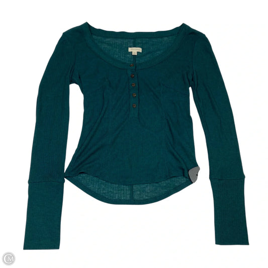 Top Long Sleeve By Pilcro In Green, Size: Xs