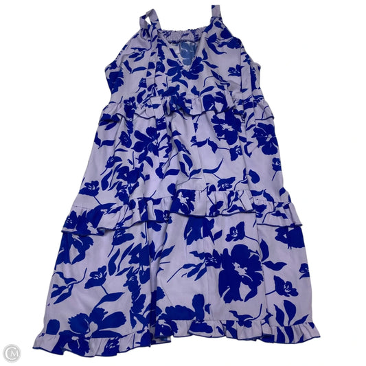 Dress Casual Short By Umgee In Blue & Purple, Size: M