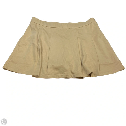 Skort By Express In Tan, Size: Xl