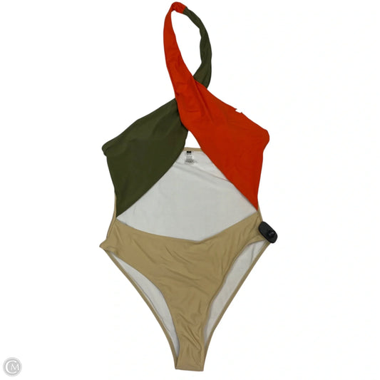 Swimsuit By Be Wicked In Green & Orange, Size: L