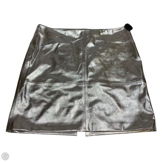Skirt Mini & Short By H&m In Silver, Size: 2x