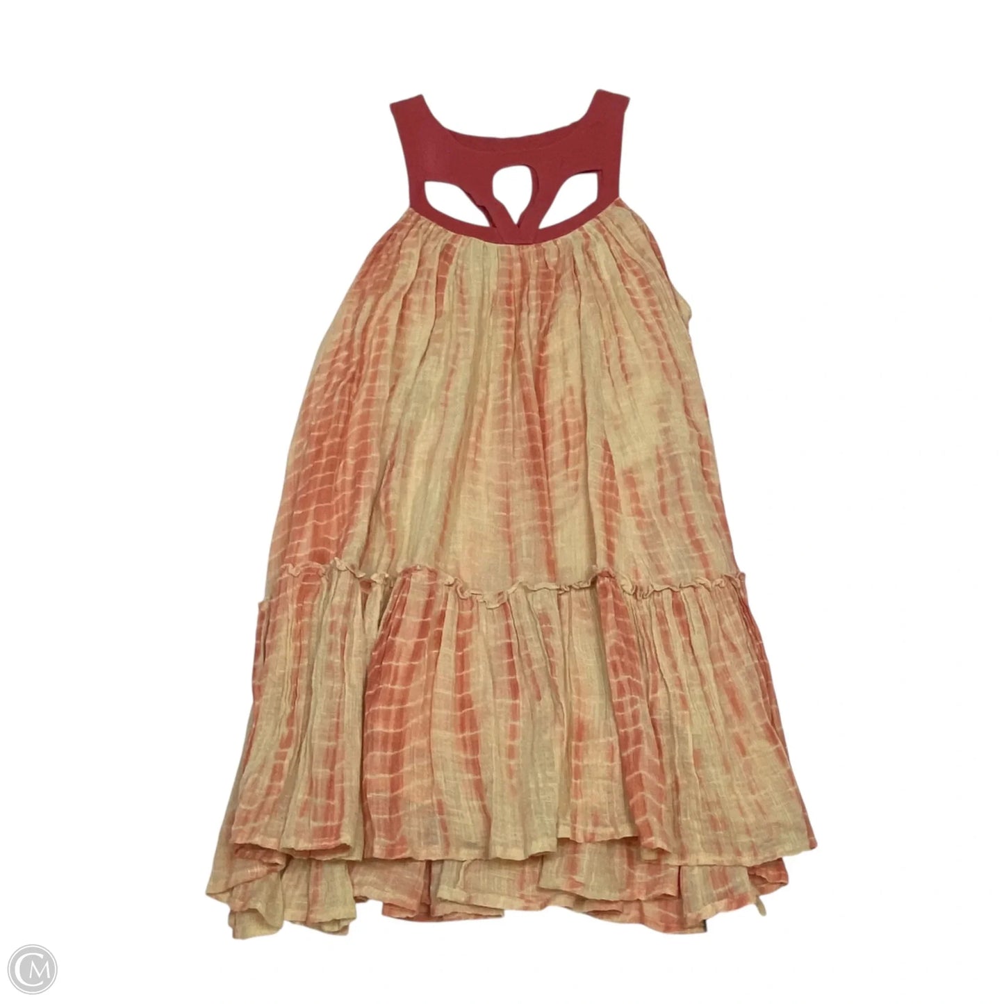 Dress Casual Short By Free People In Orange & Red, Size: S