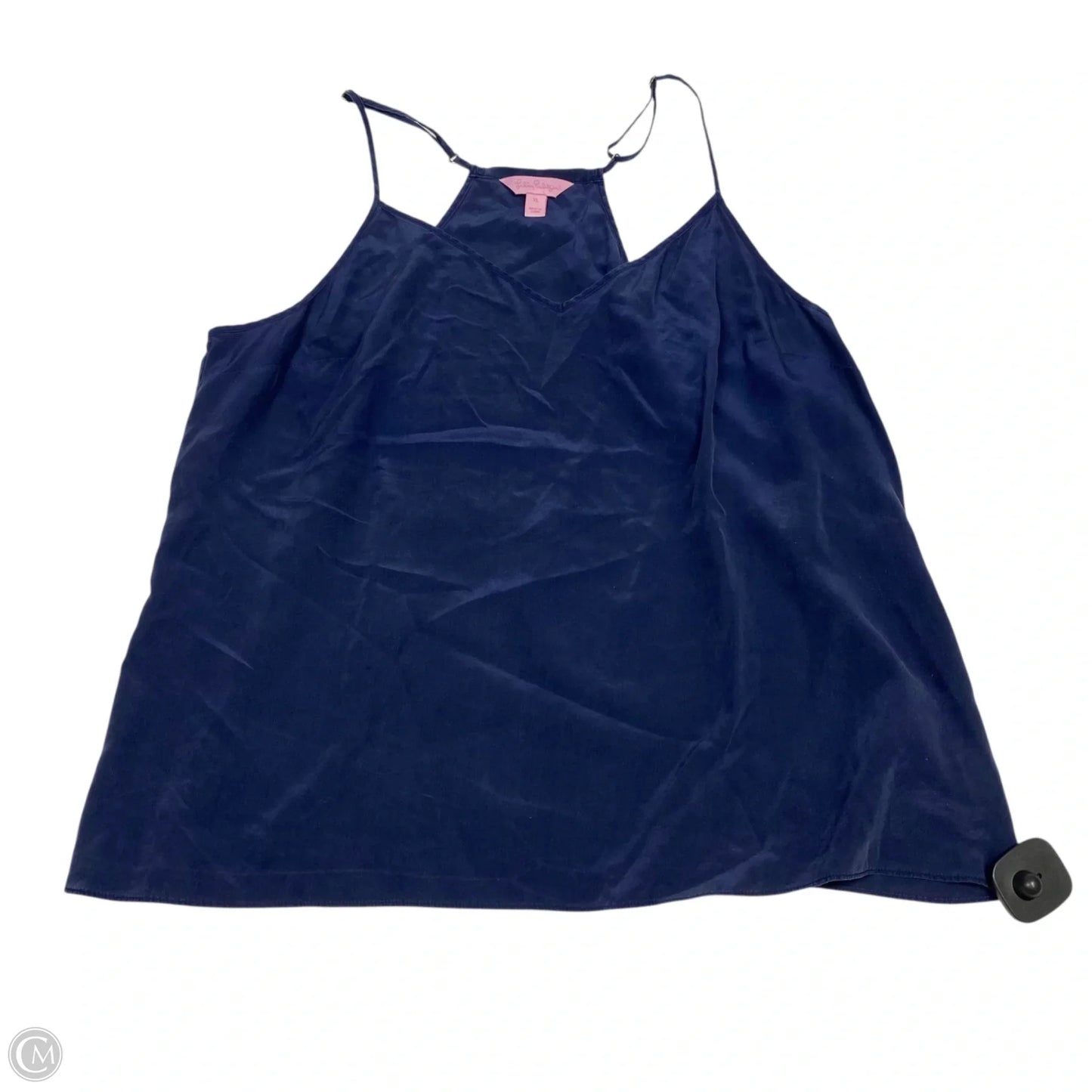 Top Sleeveless Designer By Lilly Pulitzer In Navy, Size: Xl