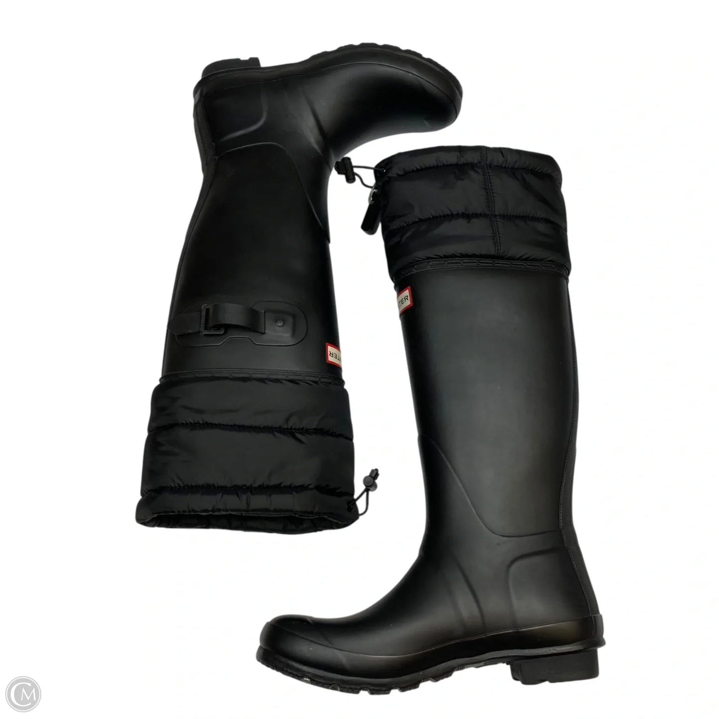 Boots Designer By Hunter In Black, Size: 8