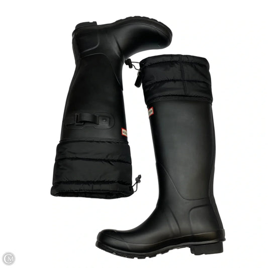 Boots Designer By Hunter In Black, Size: 8