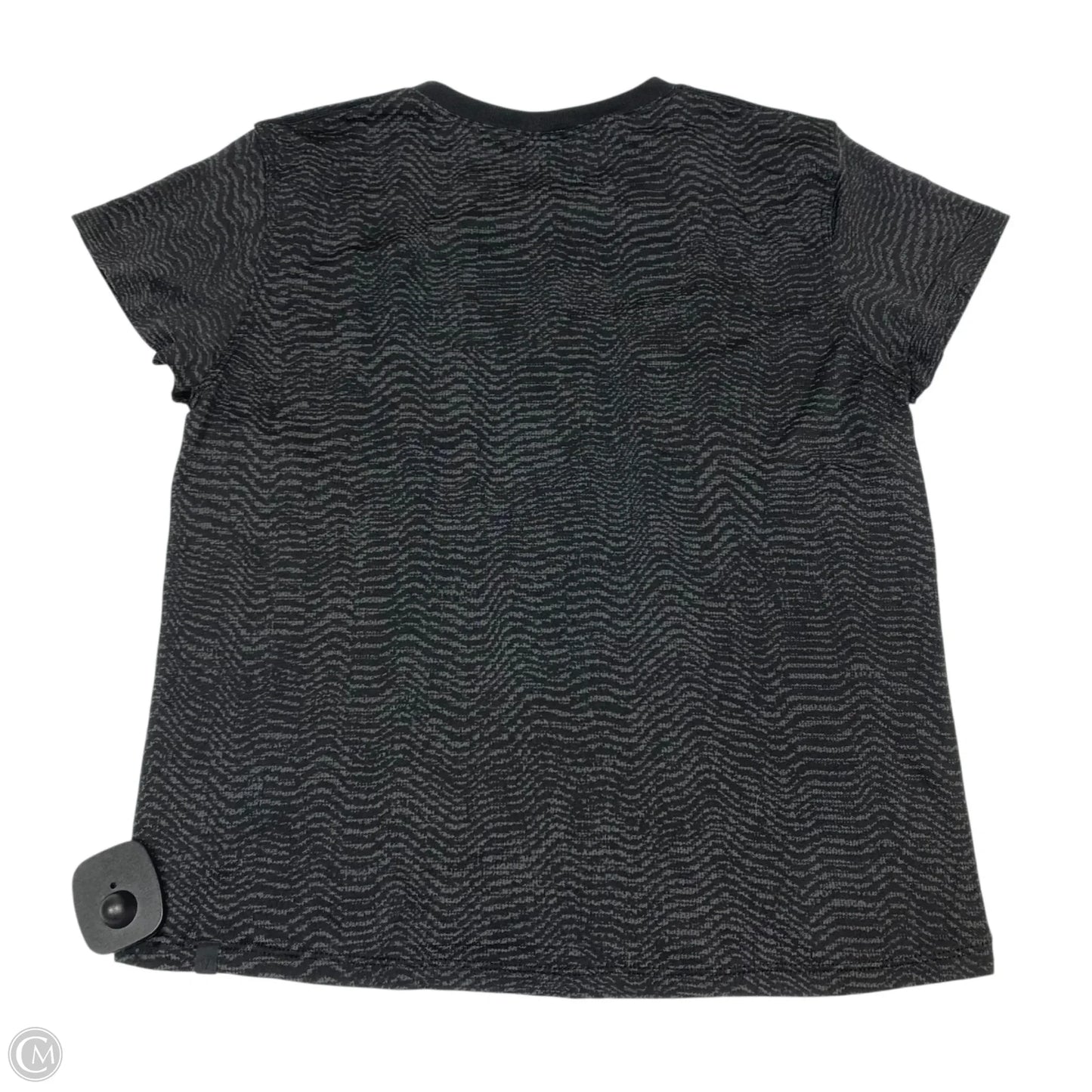Athletic Top Short Sleeve Designer By Lululemon In Black, Size: S