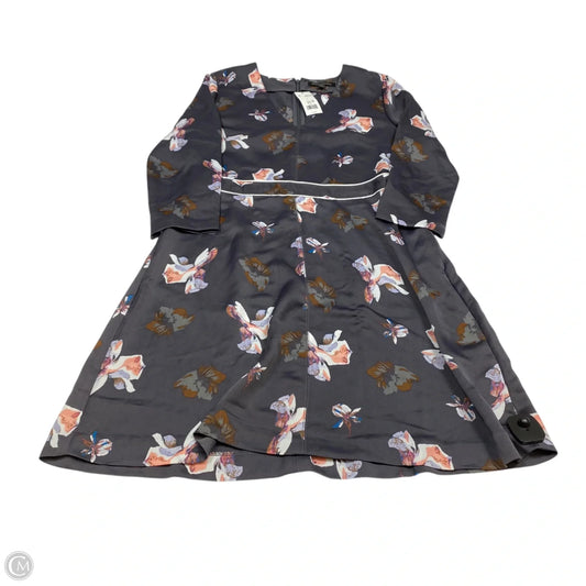 Dress Casual Short By Banana Republic In Purple & White, Size: S