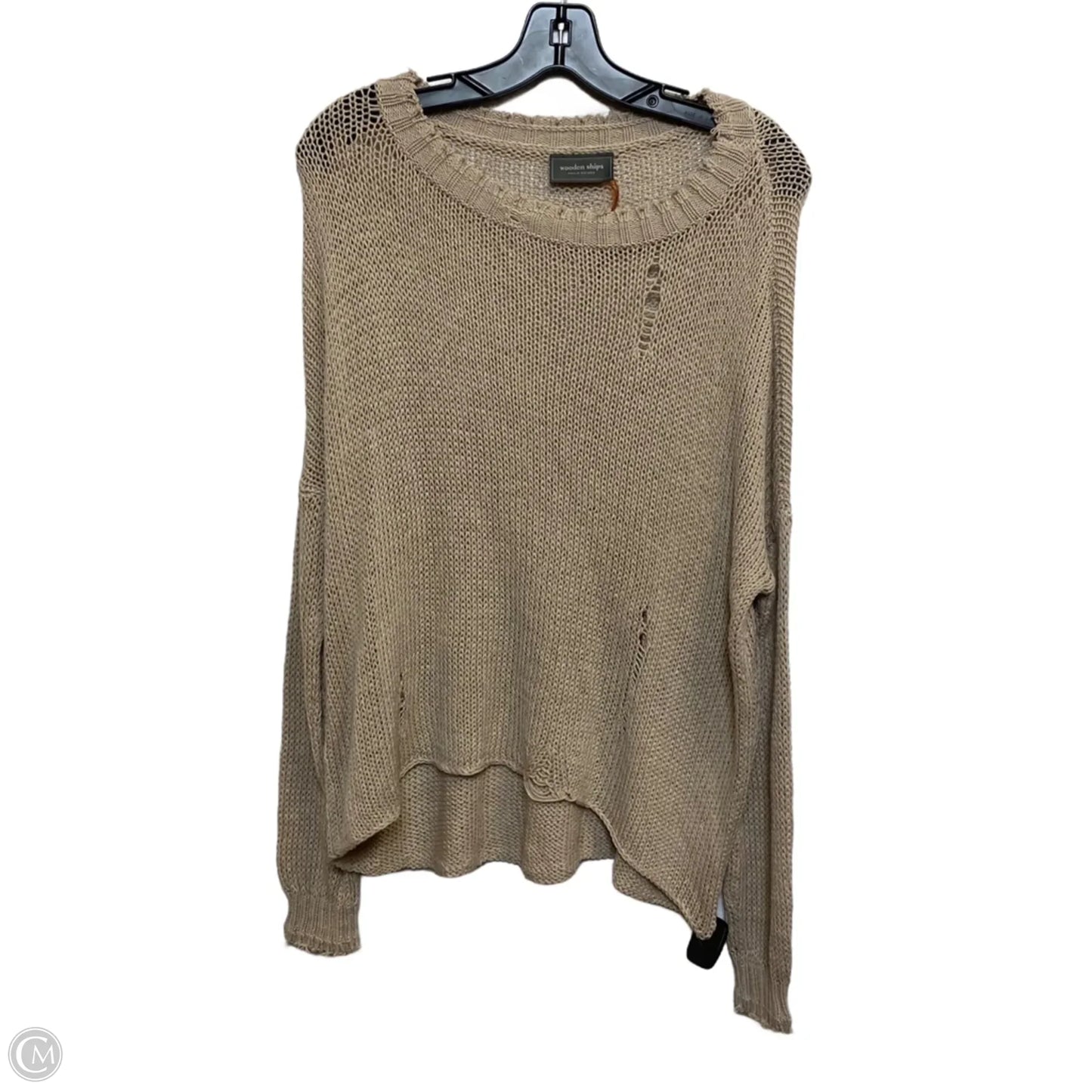 Sweater By Wooden Ships In Brown, Size: S