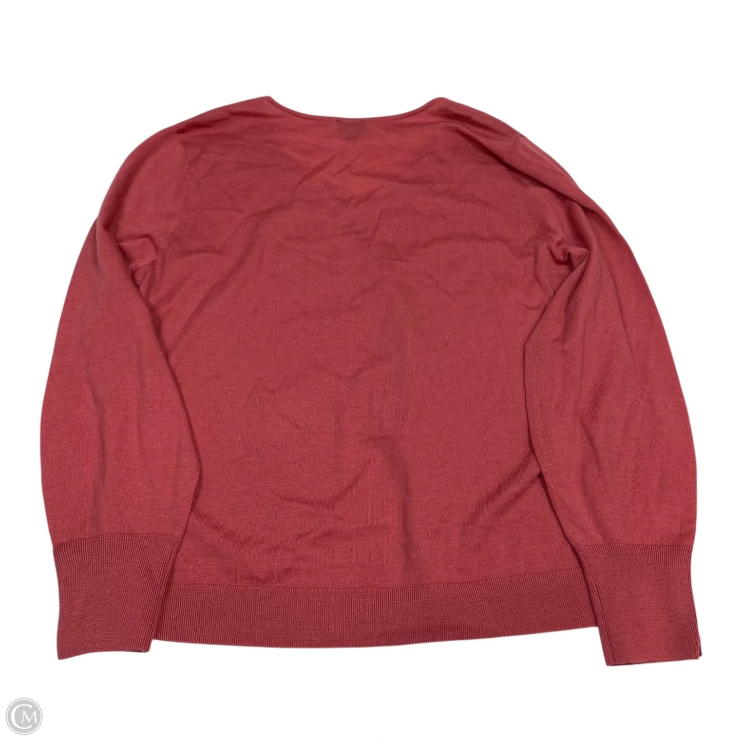 Top Long Sleeve By Talbots In Pink, Size: Xl