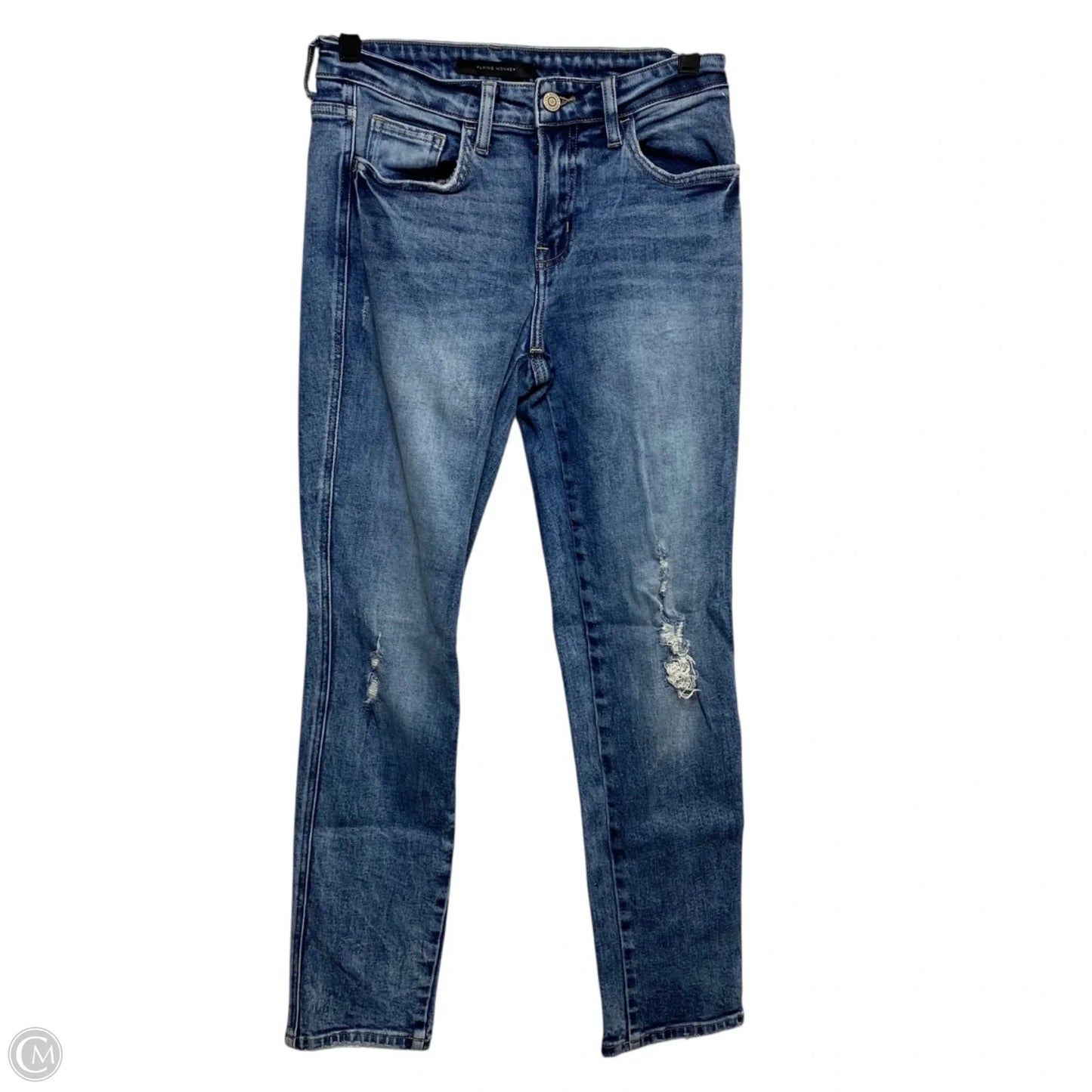 Jeans Skinny By Flying Monkey In Blue Denim, Size: 2