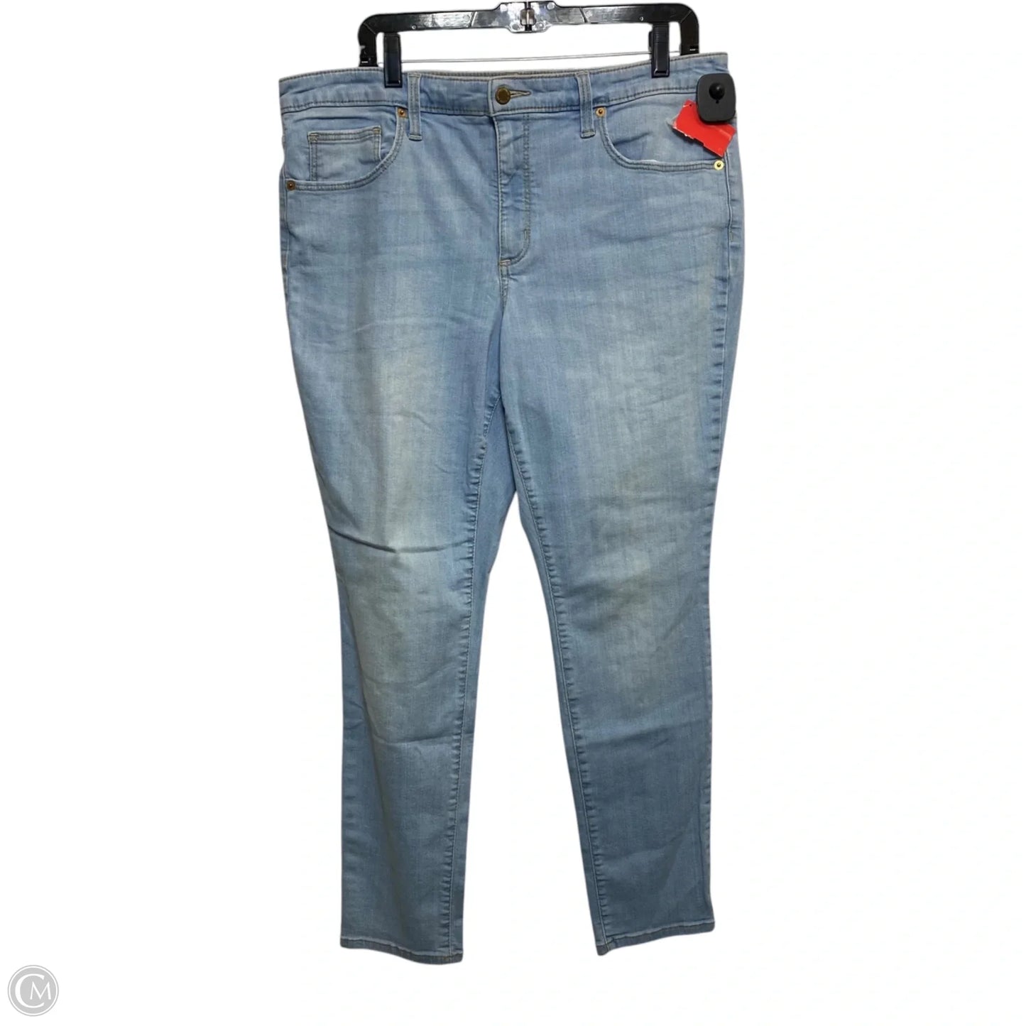 Jeans Skinny By Universal Thread In Blue Denim, Size: 16