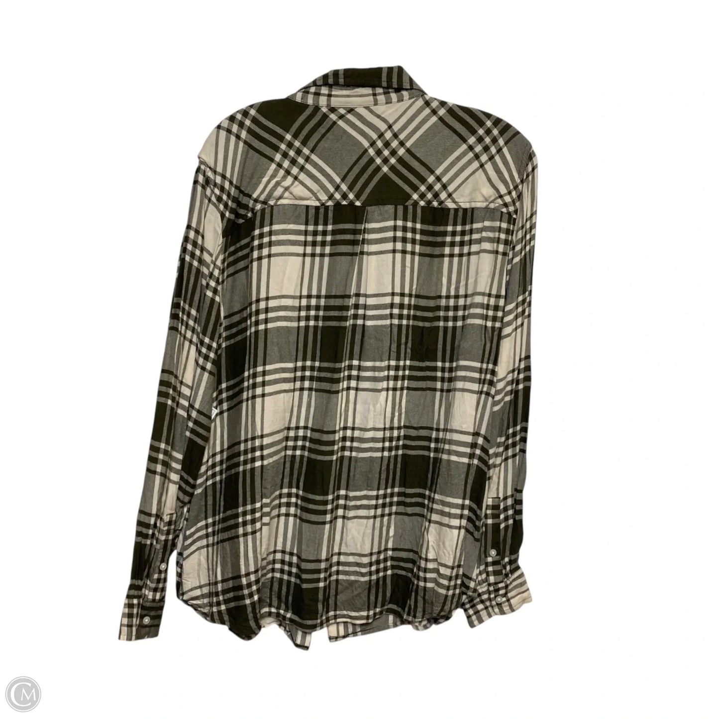 Top Long Sleeve By Lucky Brand In Green, Size: Xl