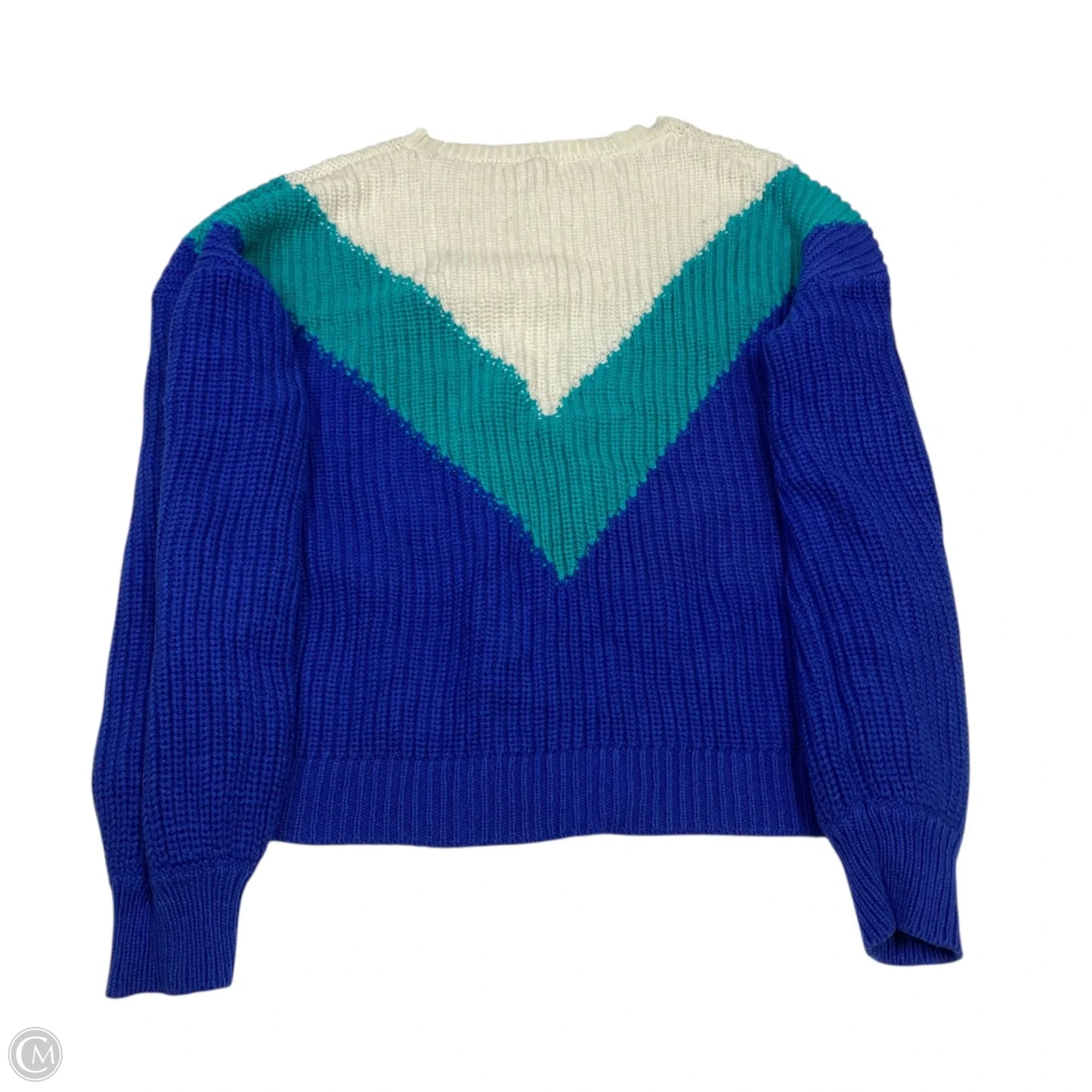 Sweater By Time And Tru In Blue & Green, Size: Xl