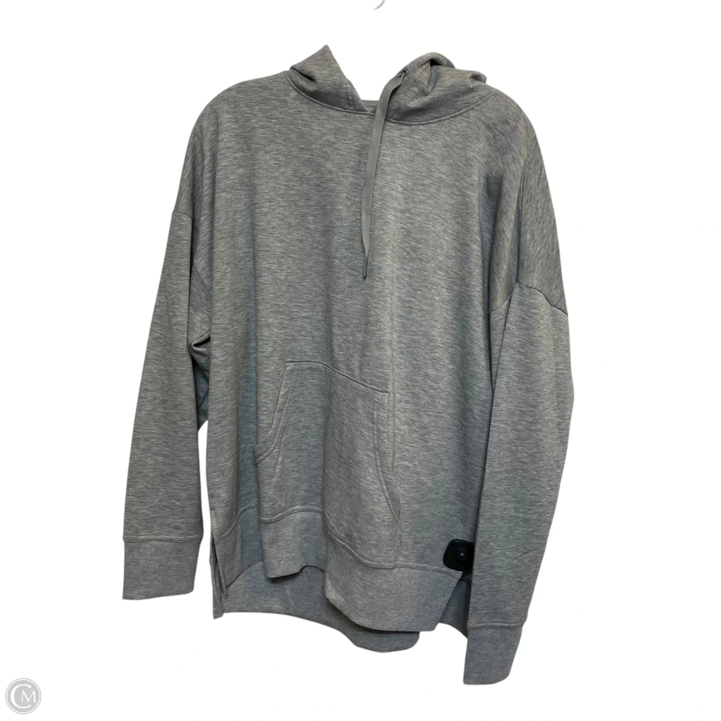 Athletic Sweatshirt Hoodie By Athletic Works In Grey, Size: L