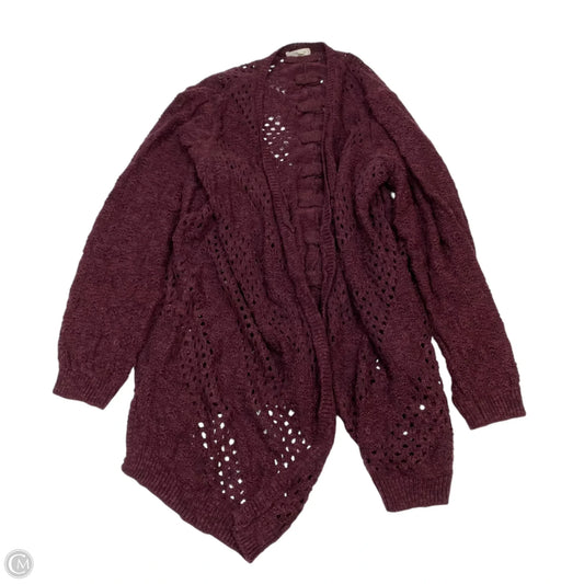 Sweater Cardigan By Maurices In Red, Size: Xxl