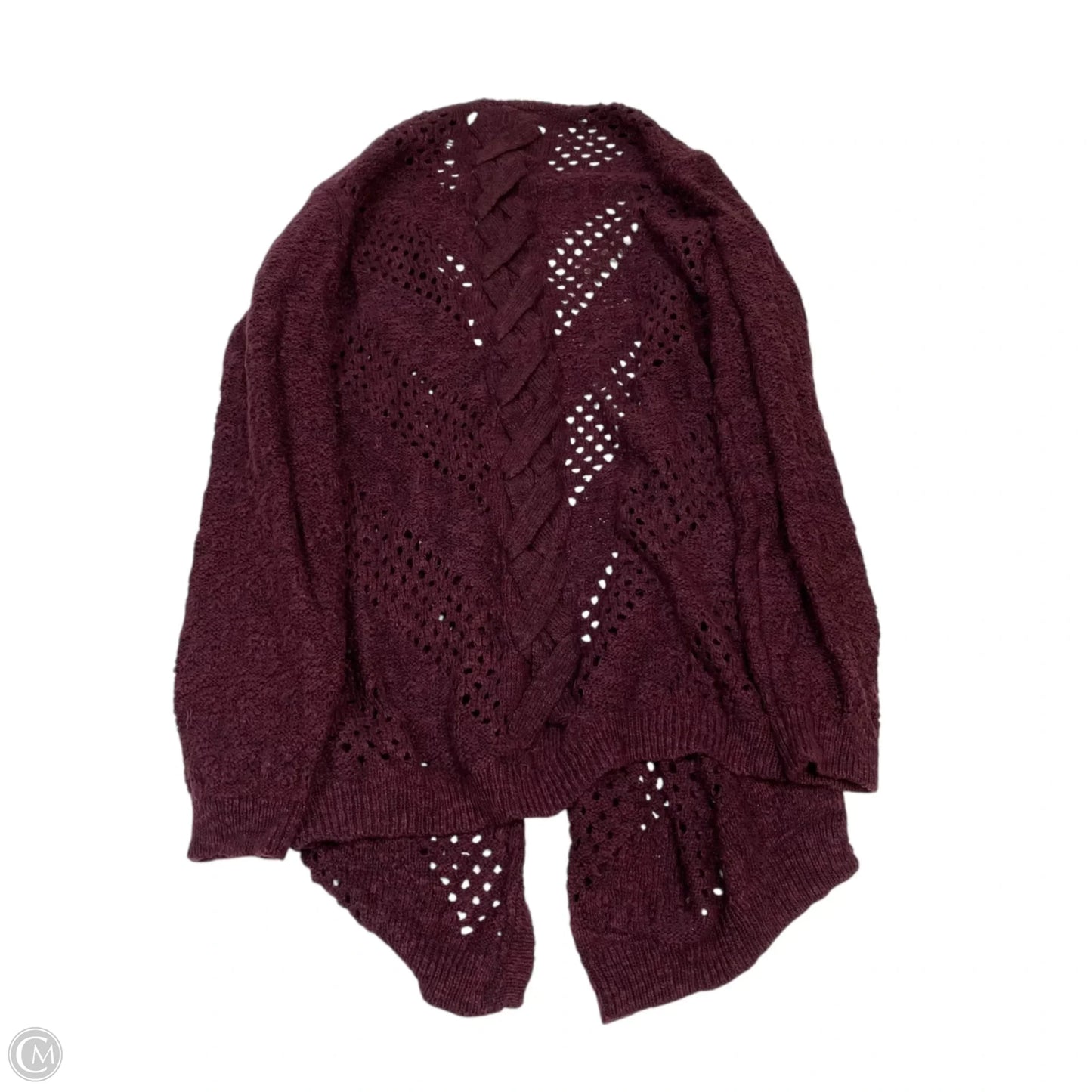 Sweater Cardigan By Maurices In Red, Size: Xxl