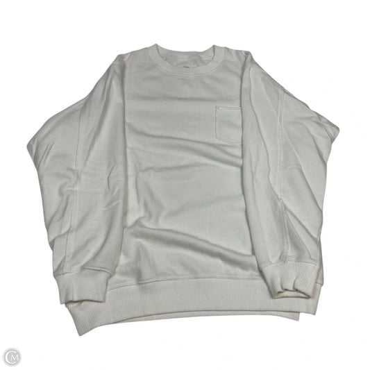 Sweatshirt Crewneck By Aerie In White, Size: Xs