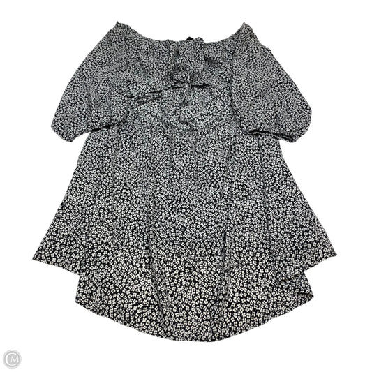 Dress Casual Short By Shein In Black & White, Size: 4x