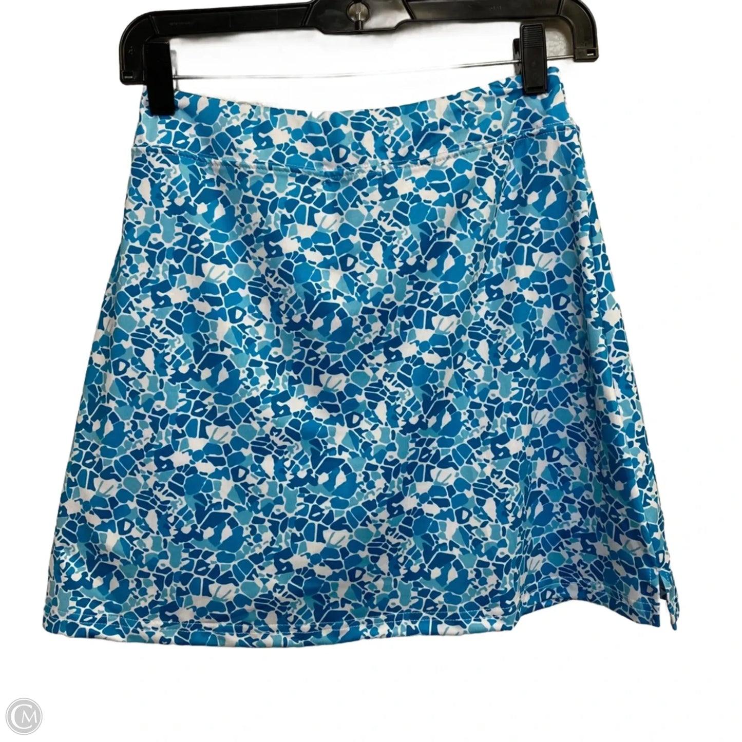 Athletic Skort By Ekouaer In Blue & White, Size: S