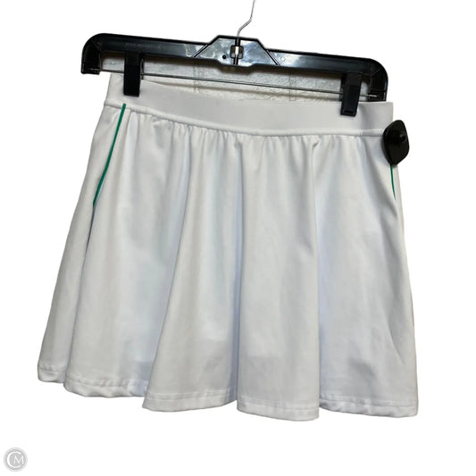 Athletic Skort By Yogalicious In Green & White, Size: S