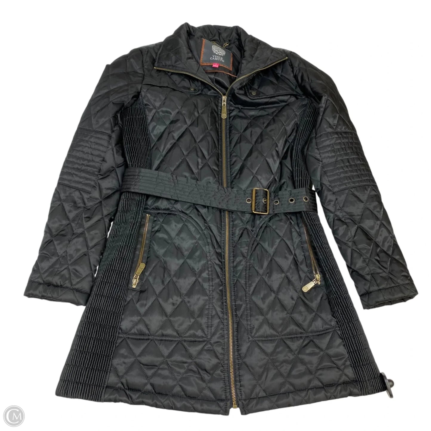Jacket Puffer & Quilted By Vince Camuto In Black, Size: S