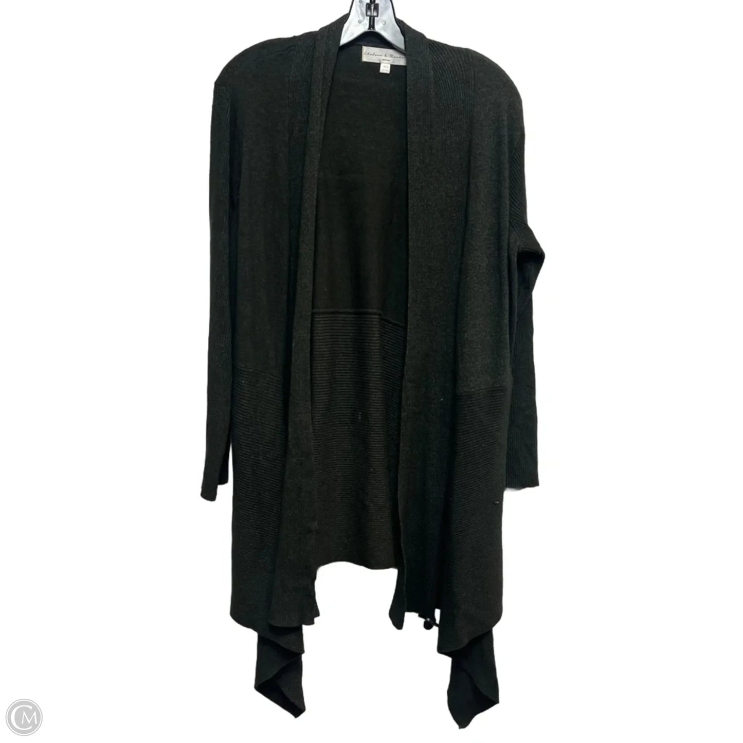 Cardigan By Chelsea And Theodore In Grey, Size: 1x