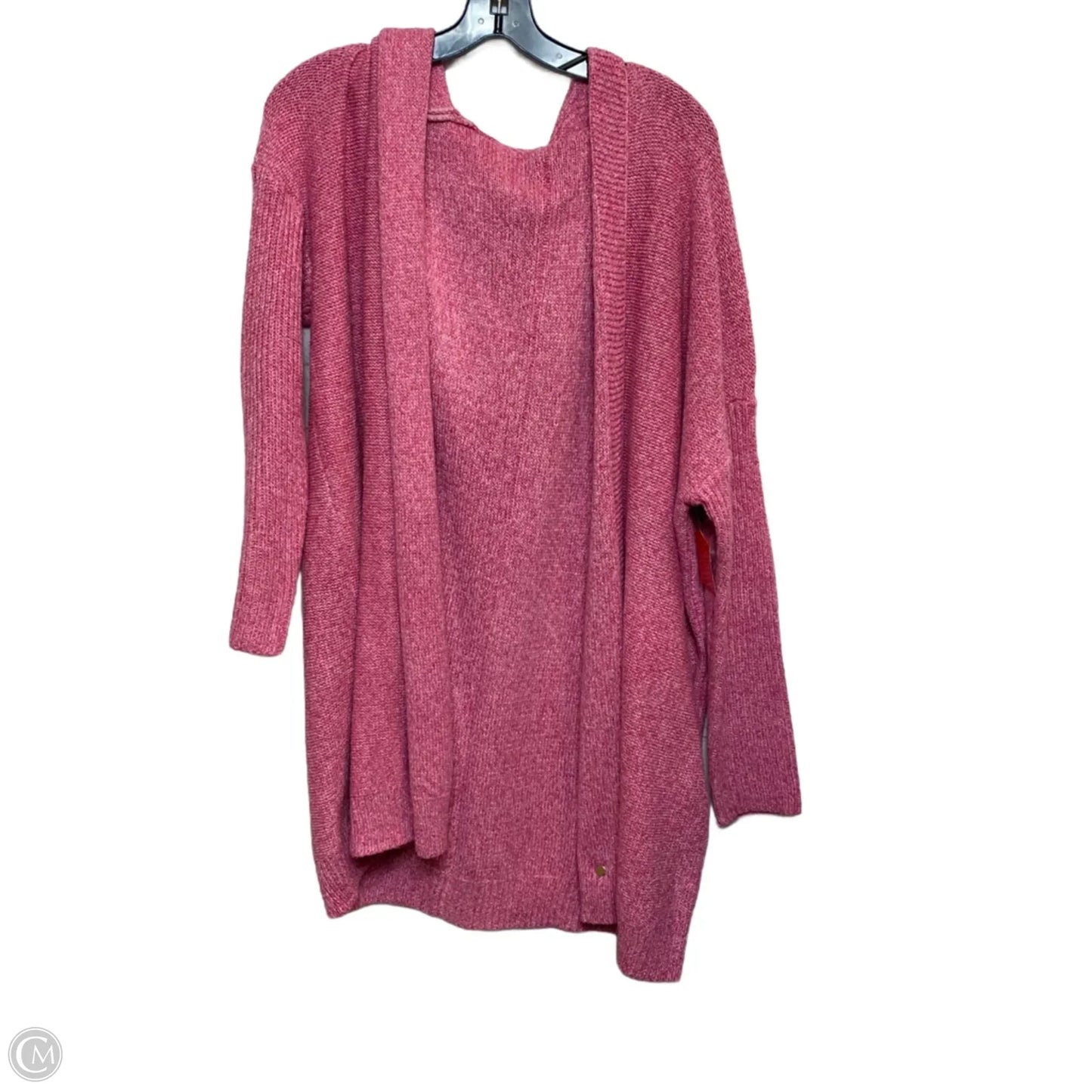 Sweater Cardigan By Clothes Mentor In Pink, Size: 2x