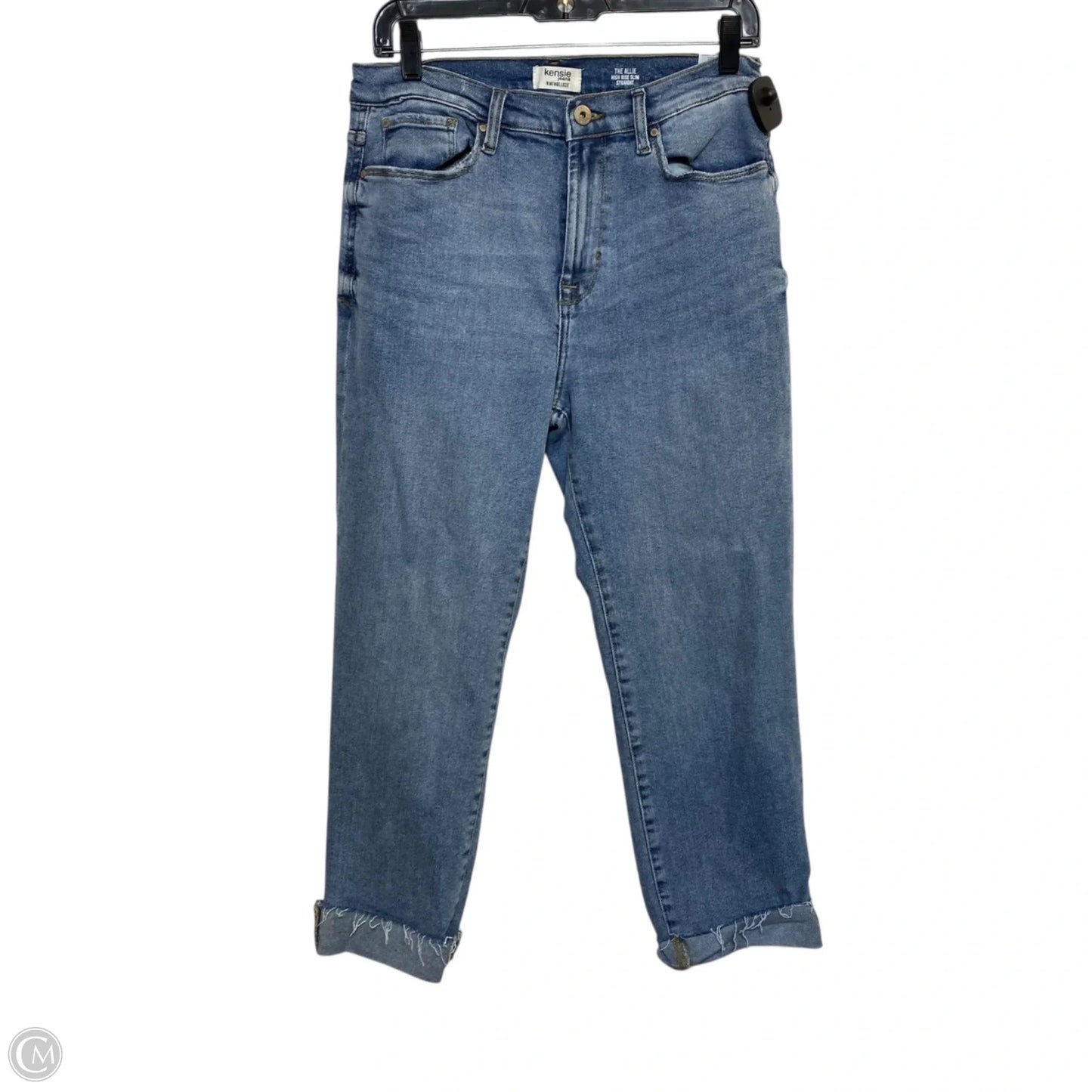 Jeans Straight By Kensie In Blue Denim, Size: 10