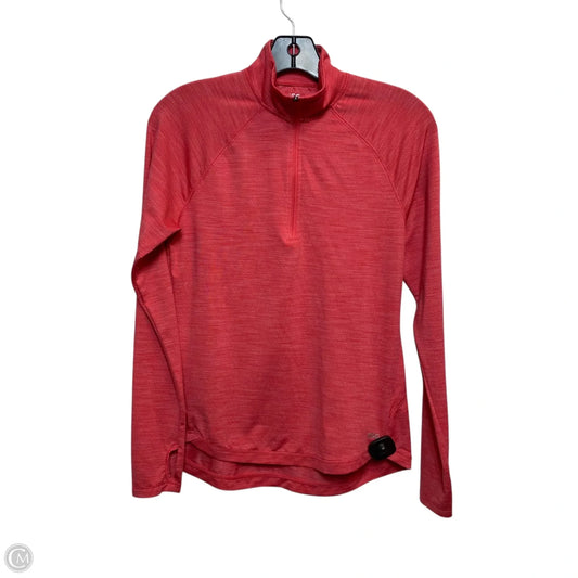 Athletic Top Long Sleeve Collar By Dsg Outerwear In Pink, Size: Xs