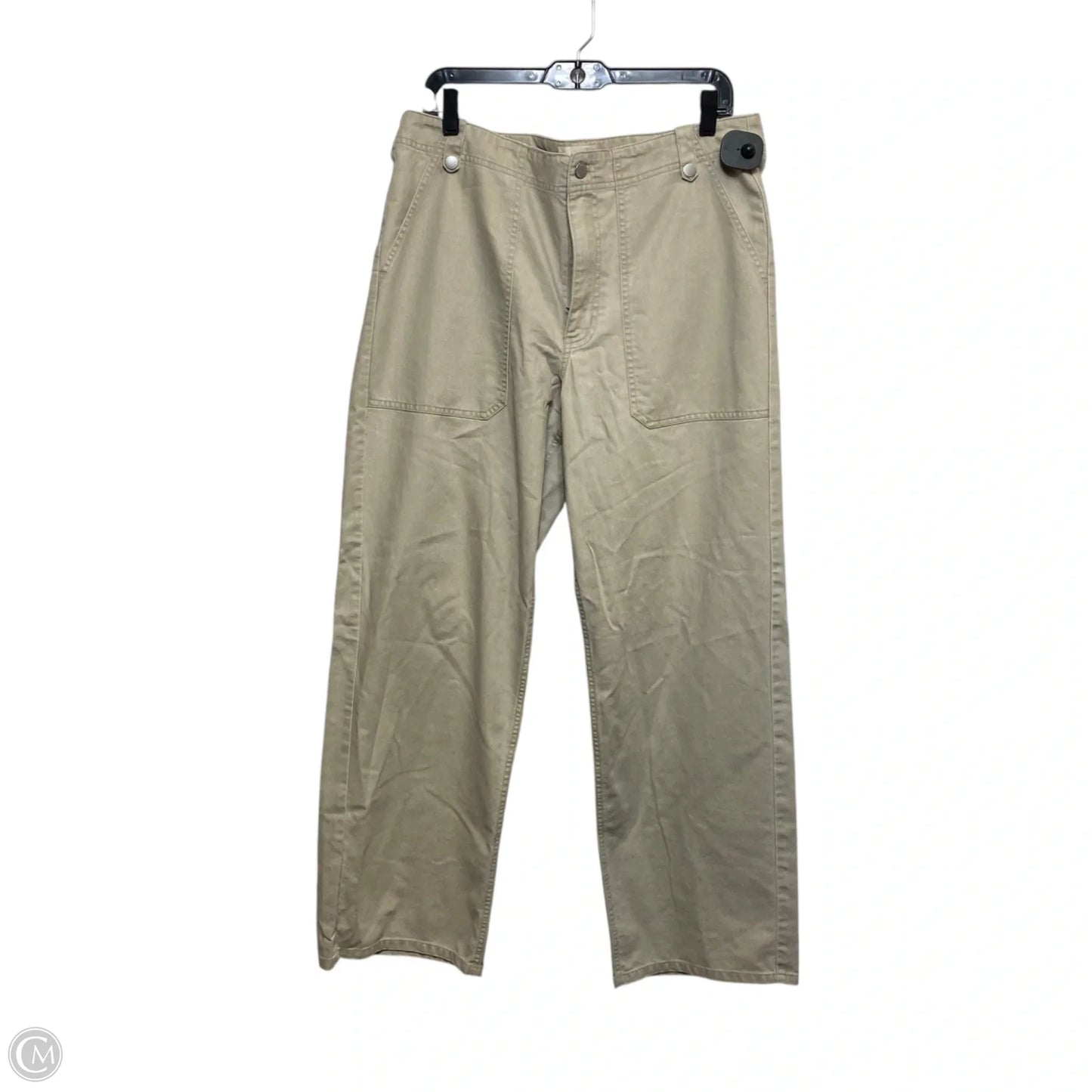 Jeans Straight By Universal Thread In Tan Denim, Size: 14