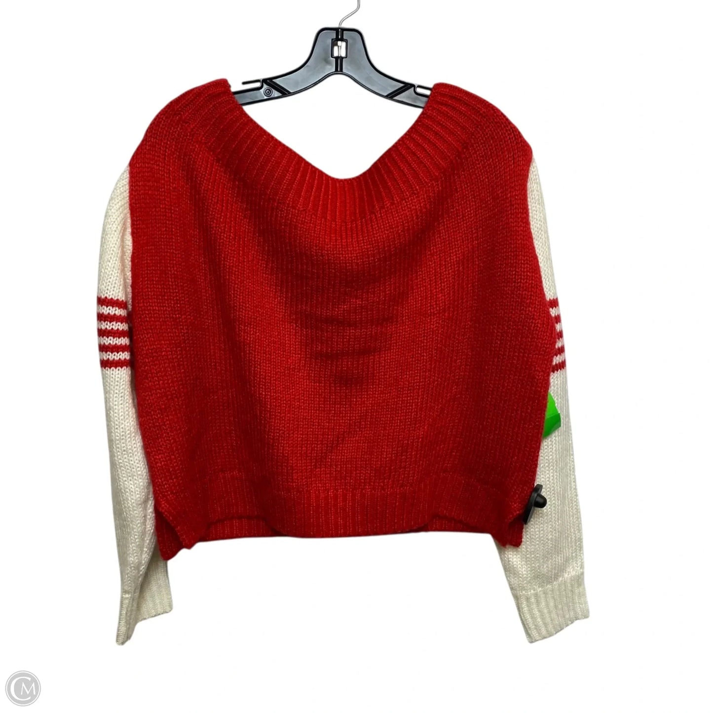 Sweater By Hot & Delicious In Red & White, Size: M