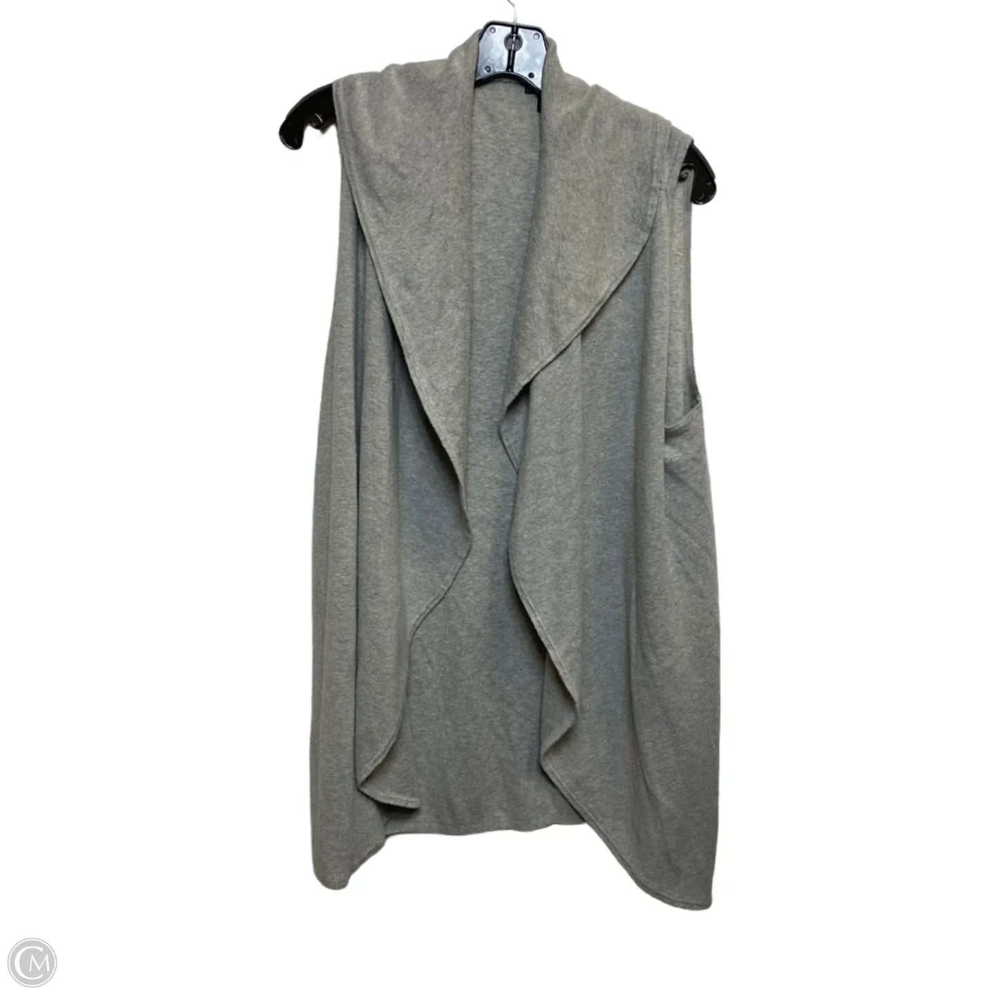 Vest Sweater By Ann Taylor In Grey, Size: L