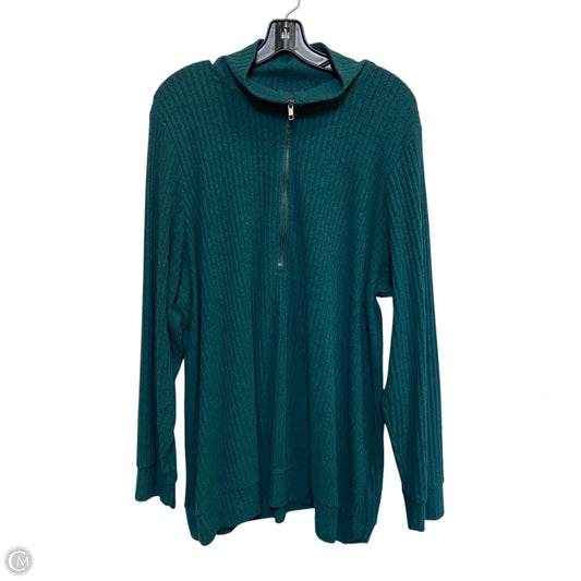 Top Long Sleeve By Torrid In Green, Size: 4x