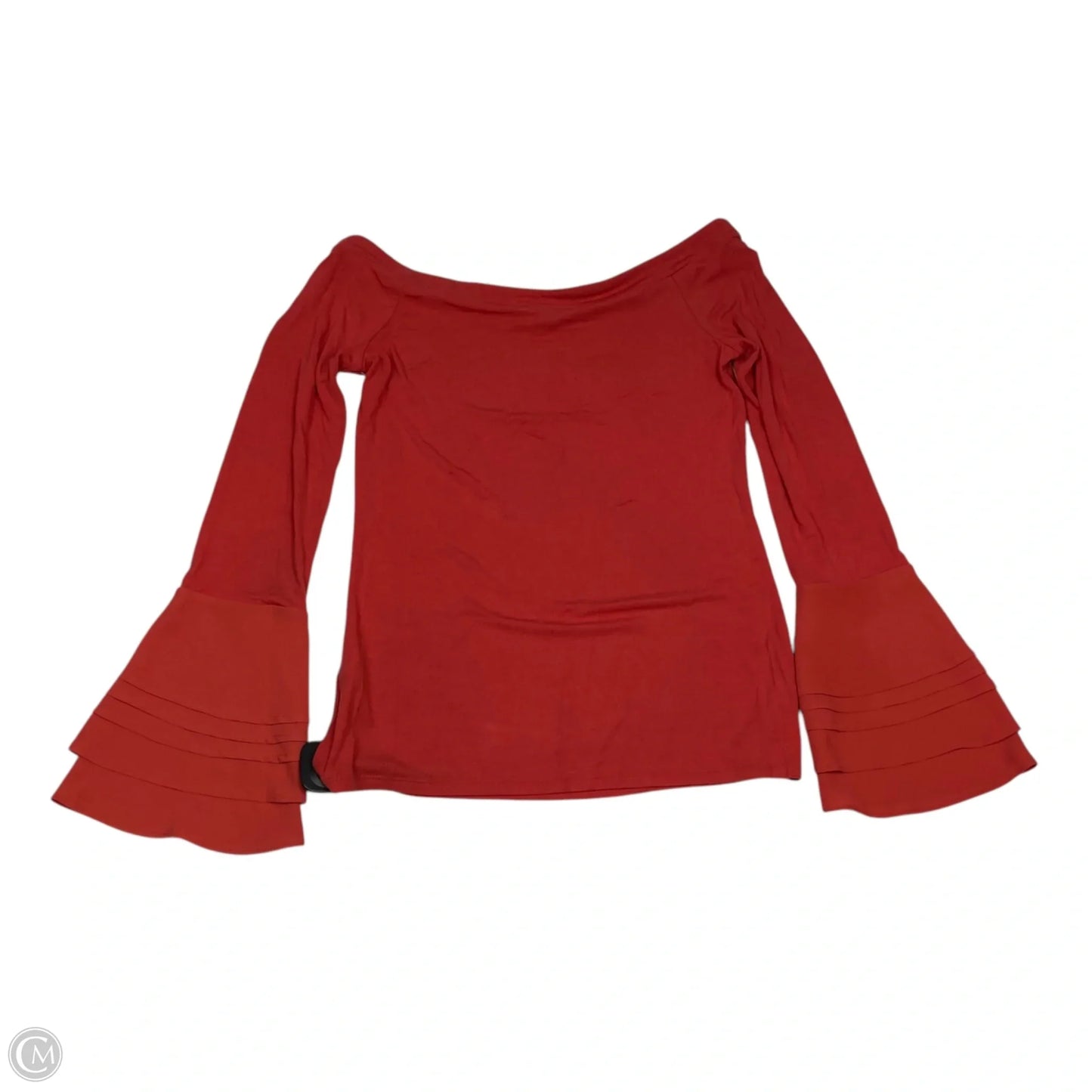 Top Long Sleeve By White House Black Market In Orange, Size: S