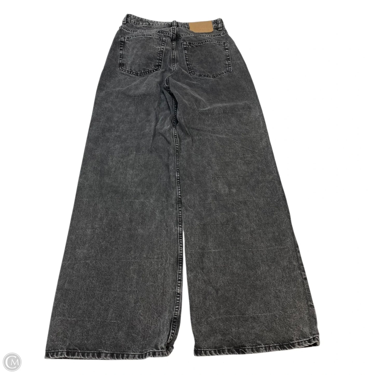 Jeans Wide Leg By Divided In Grey Denim, Size: 4