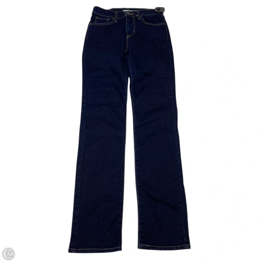 Jeans Skinny By Levis In Blue Denim, Size: 2