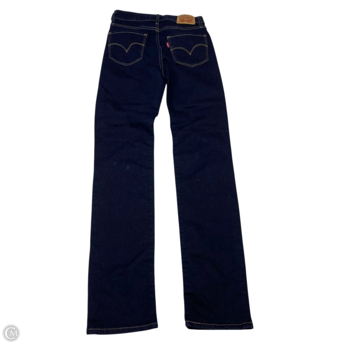 Jeans Skinny By Levis In Blue Denim, Size: 2