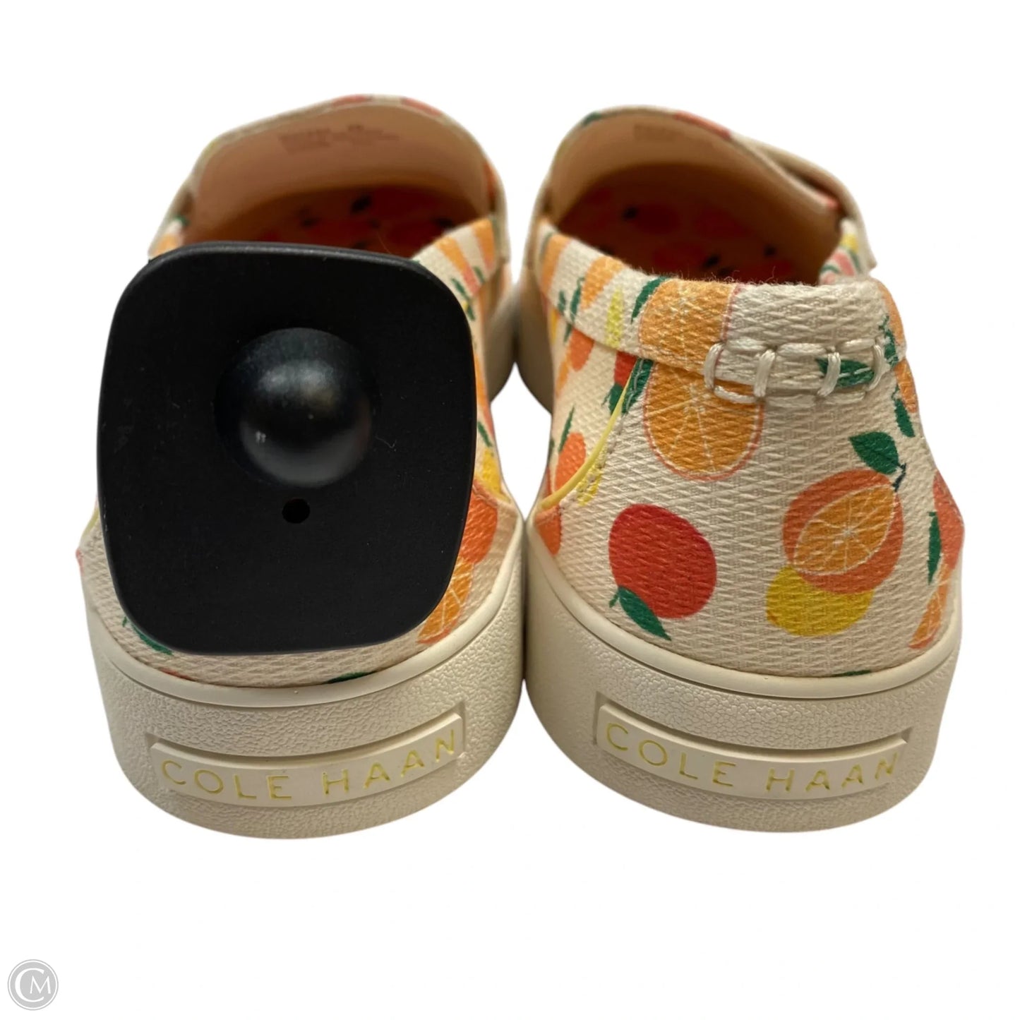 Shoes Designer By Cole-haan In Cream & Orange, Size: 8