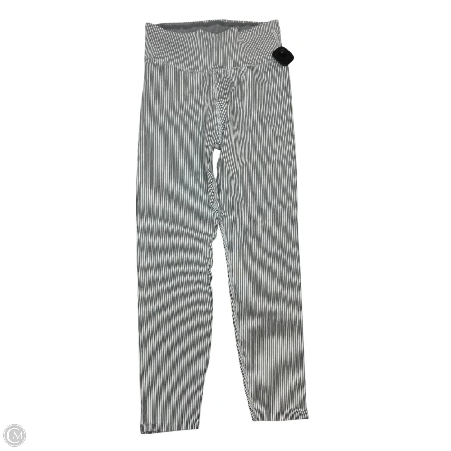 Pants Designer By Good American In Grey & White, Size: S