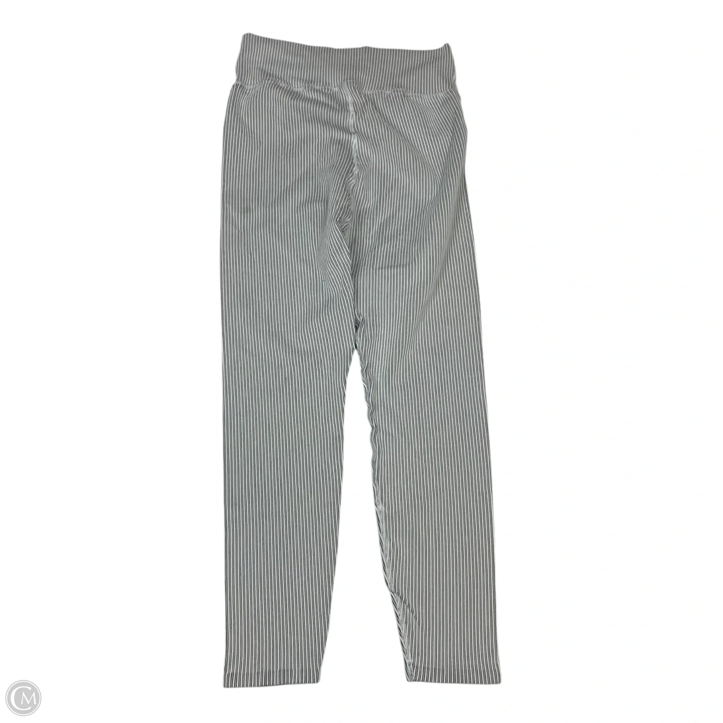 Pants Designer By Good American In Grey & White, Size: S