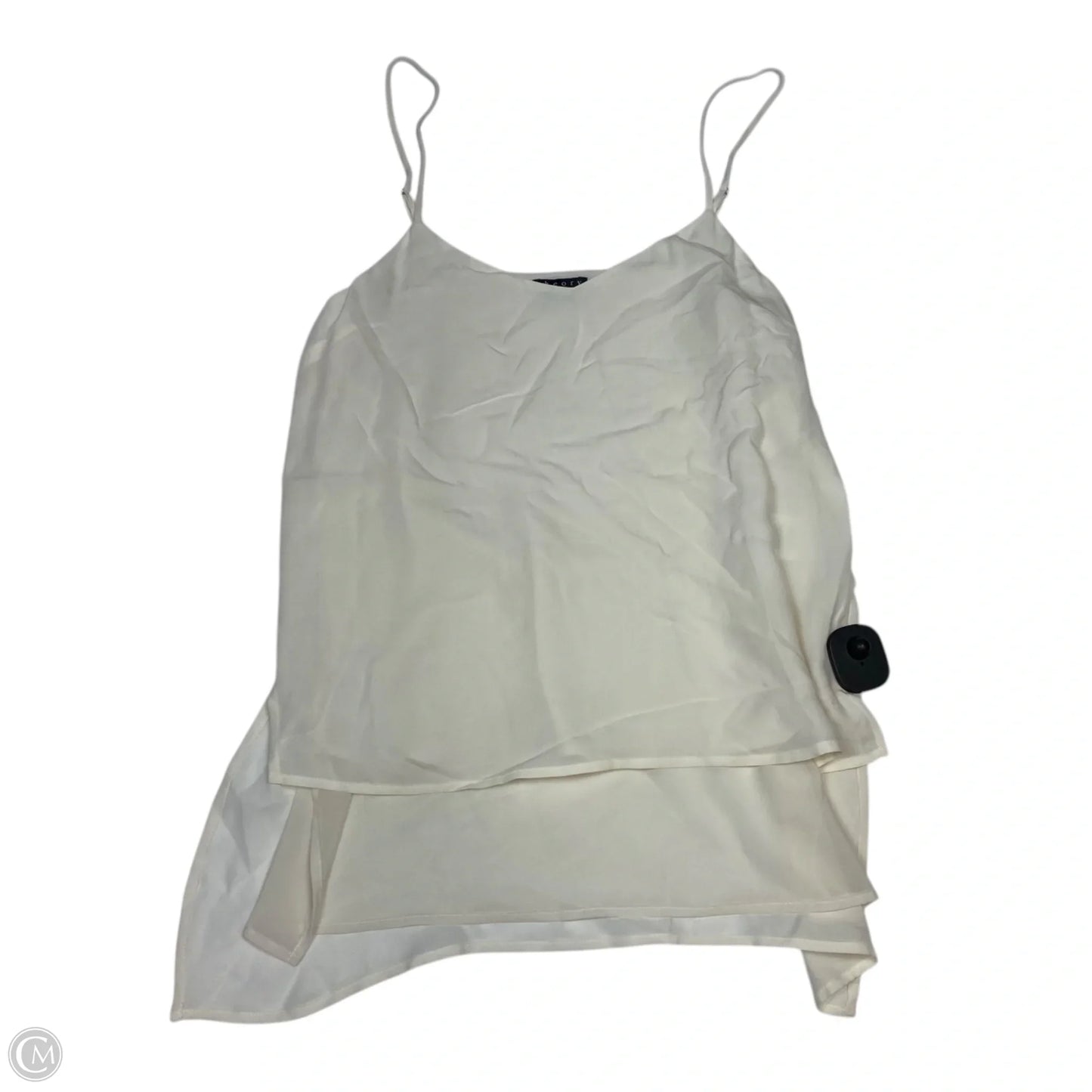 Top Sleeveless By Theory In Cream, Size: S