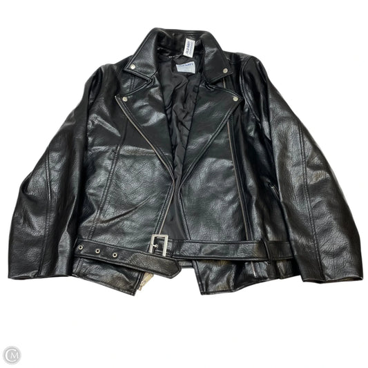 Jacket Moto By Old Navy In Black, Size: Xxl