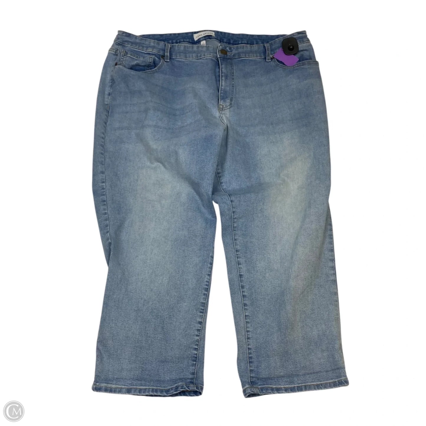Jeans Straight By Lane Bryant In Blue Denim, Size: 22