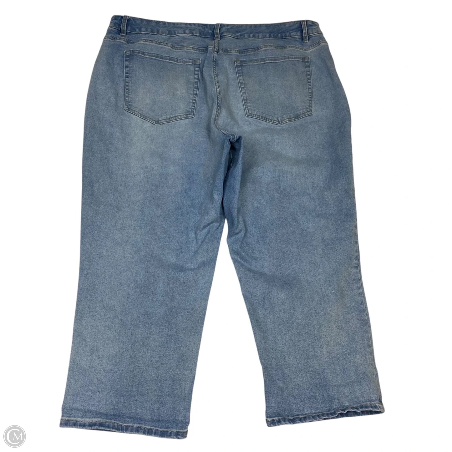 Jeans Straight By Lane Bryant In Blue Denim, Size: 22