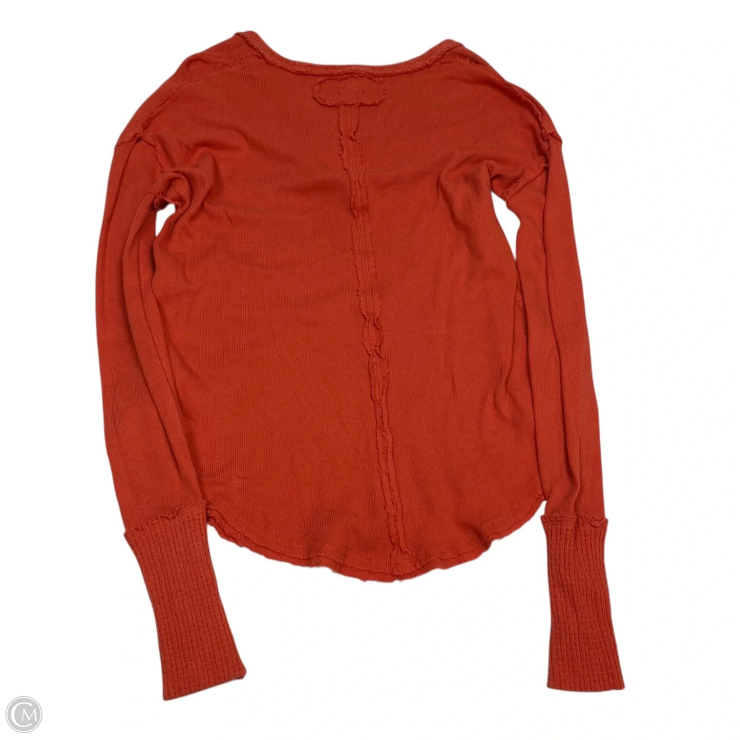 Top Long Sleeve By We The Free In Orange, Size: Xs