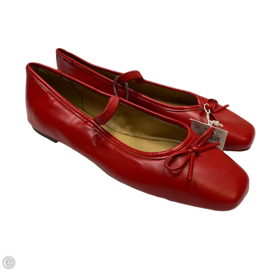 Shoes Flats By J. Crew In Red, Size: 10