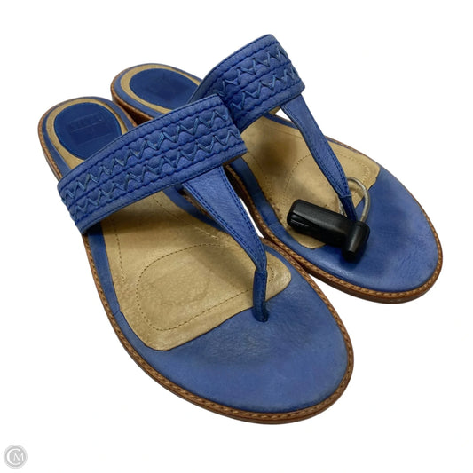Sandals Designer By Frye In Blue, Size: 8