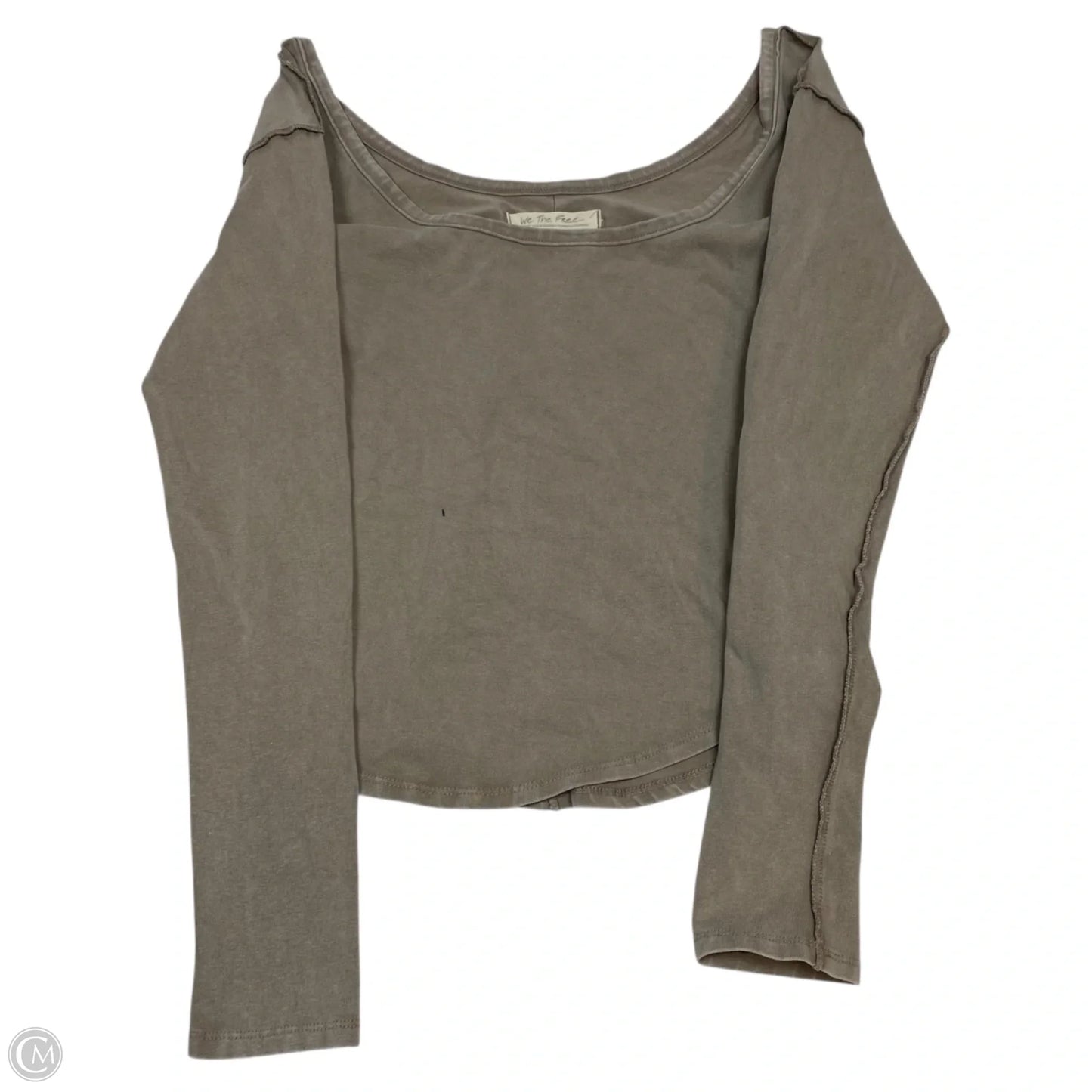 Top Long Sleeve By We The Free In Taupe, Size: M
